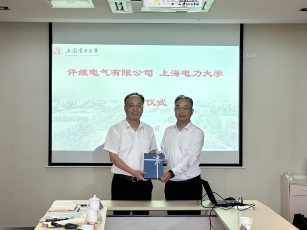 顧春華接待許繼電氣有限公司來訪 